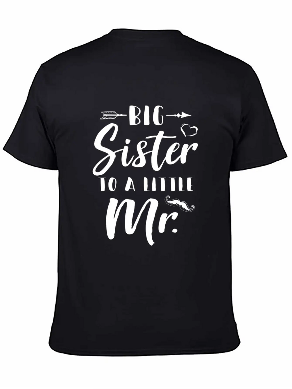 Big Sister To A Little Mister Baby Kid Shower Essential Cotton Tee For Daily Outfits – Unisex Style