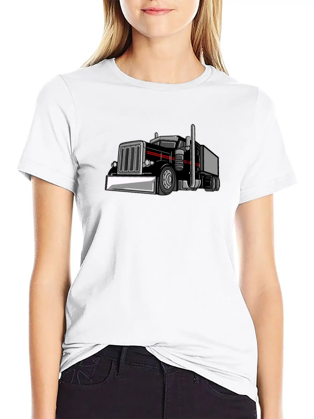Big Truck Driver Trucking Trucker Stylish Everyday T-Shirt – Unisex Basic Cotton Tee