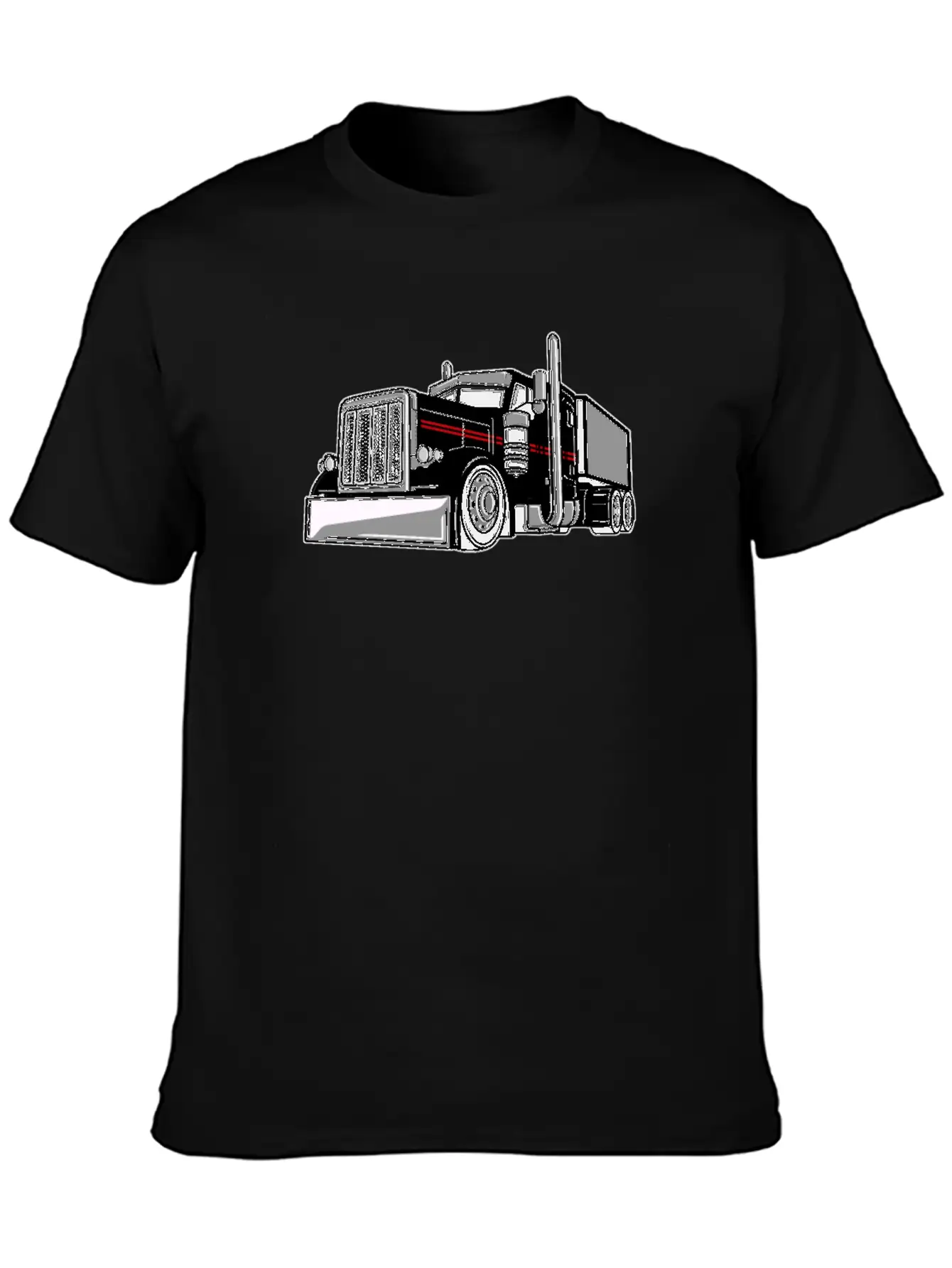 Big Truck Driver Trucking Trucker Stylish Everyday T-Shirt – Unisex Basic Cotton Tee