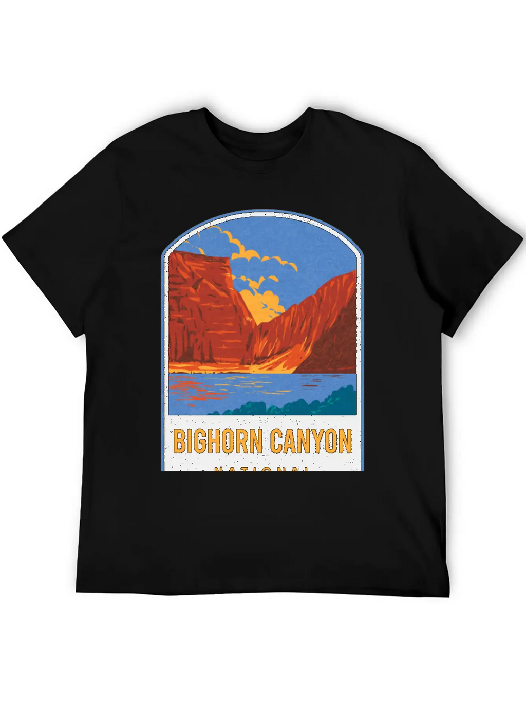 Bighorn Canyon National Recreation Area Unisex Short Sleeve Soft Cotton T-Shirt – Casual Everyday Wear