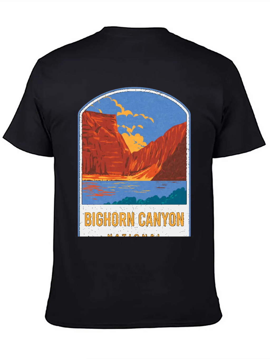 Bighorn Canyon National Recreation Area Unisex Short Sleeve Soft Cotton T-Shirt – Casual Everyday Wear