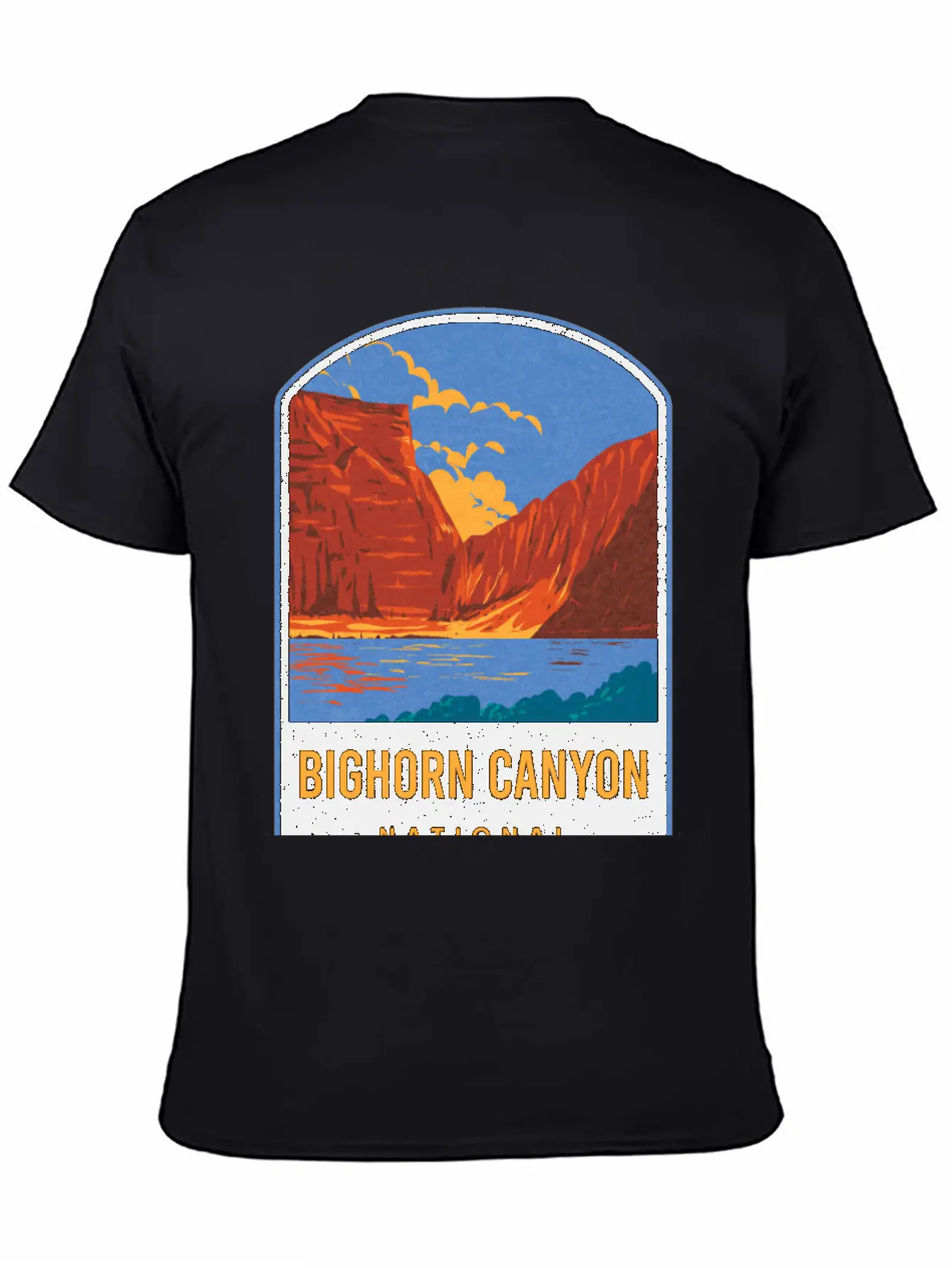 Bighorn Canyon National Recreation Area Unisex Short Sleeve Soft Cotton T-Shirt – Casual Everyday Wear