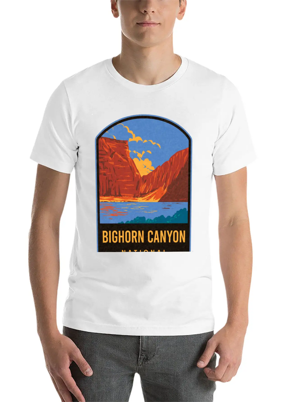 Bighorn Canyon National Recreation Area Unisex Short Sleeve Soft Cotton T-Shirt – Casual Everyday Wear