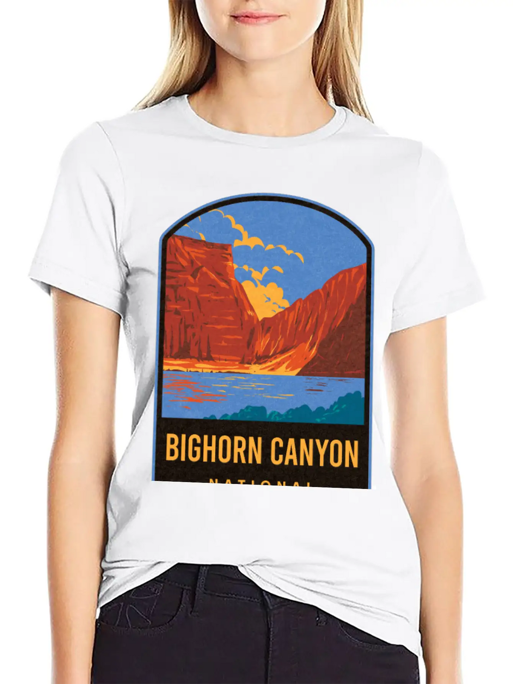 Bighorn Canyon National Recreation Area Unisex Short Sleeve Soft Cotton T-Shirt – Casual Everyday Wear