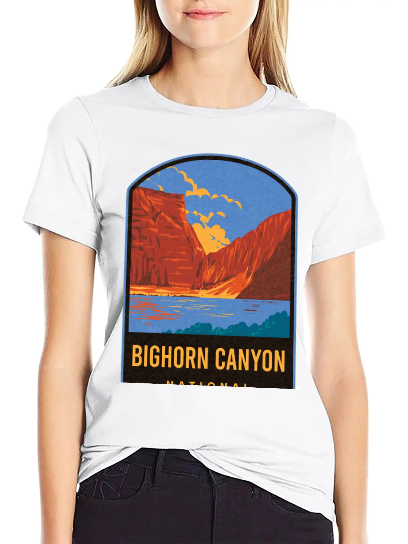 Bighorn Canyon National Recreation Area Unisex Short Sleeve Soft Cotton T-Shirt – Casual Everyday Wear