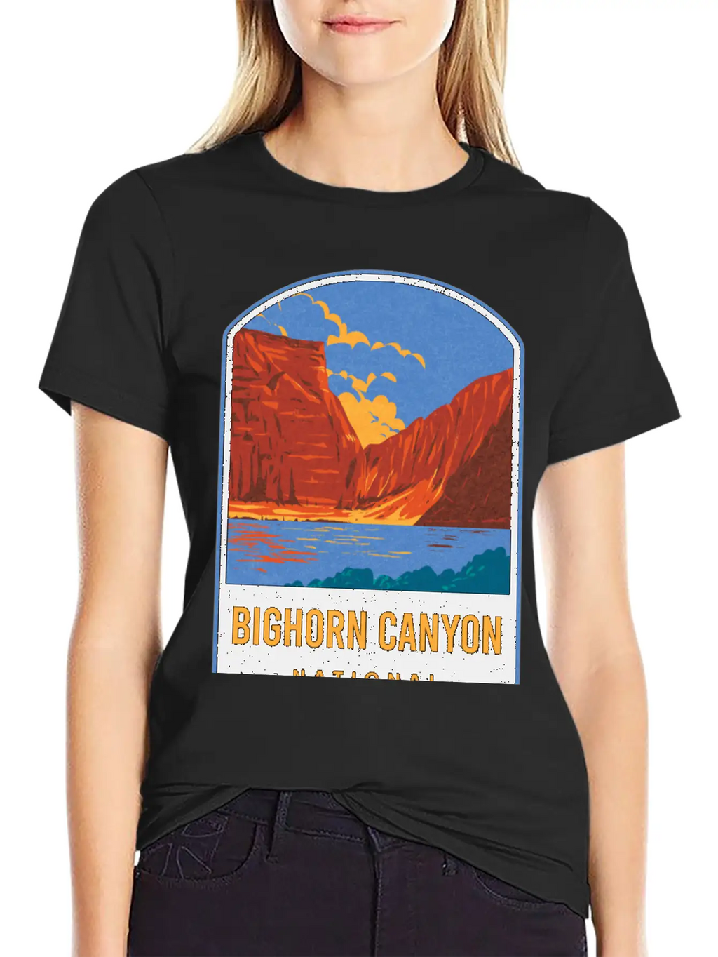 Bighorn Canyon National Recreation Area Unisex Short Sleeve Soft Cotton T-Shirt – Casual Everyday Wear