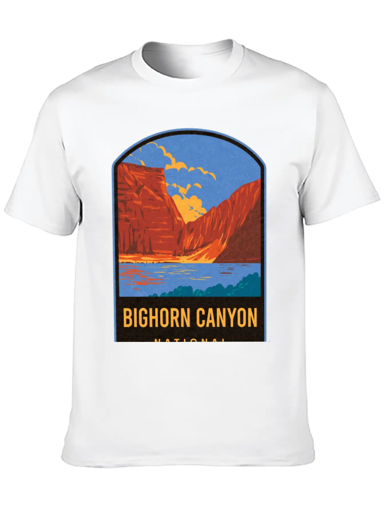 Bighorn Canyon National Recreation Area Unisex Short Sleeve Soft Cotton T-Shirt – Casual Everyday Wear