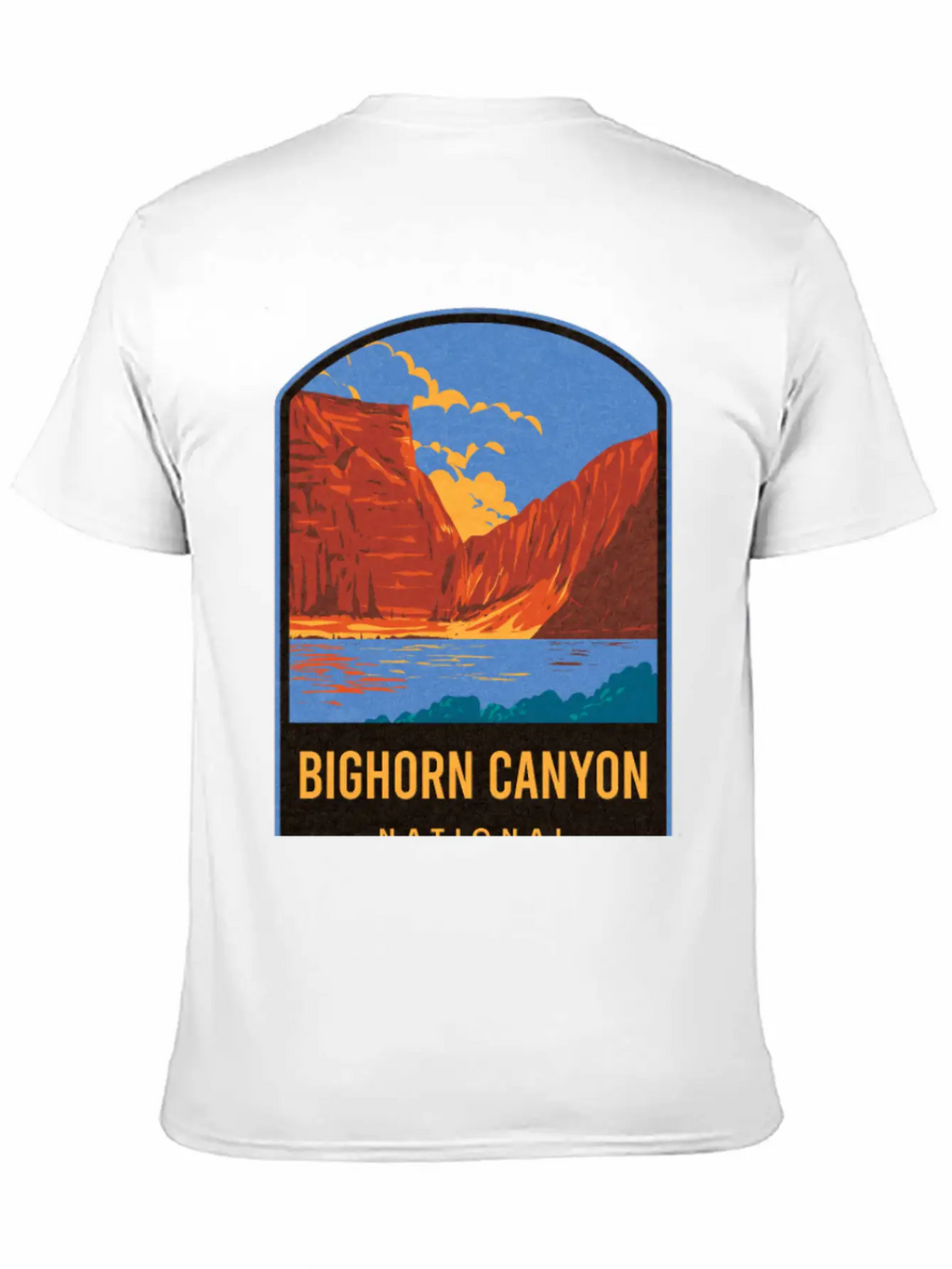 Bighorn Canyon National Recreation Area Unisex Short Sleeve Soft Cotton T-Shirt – Casual Everyday Wear