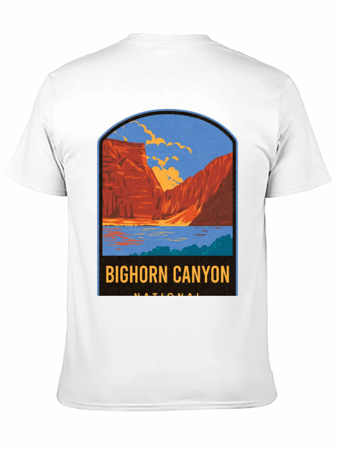 Bighorn Canyon National Recreation Area Unisex Short Sleeve Soft Cotton T-Shirt – Casual Everyday Wear