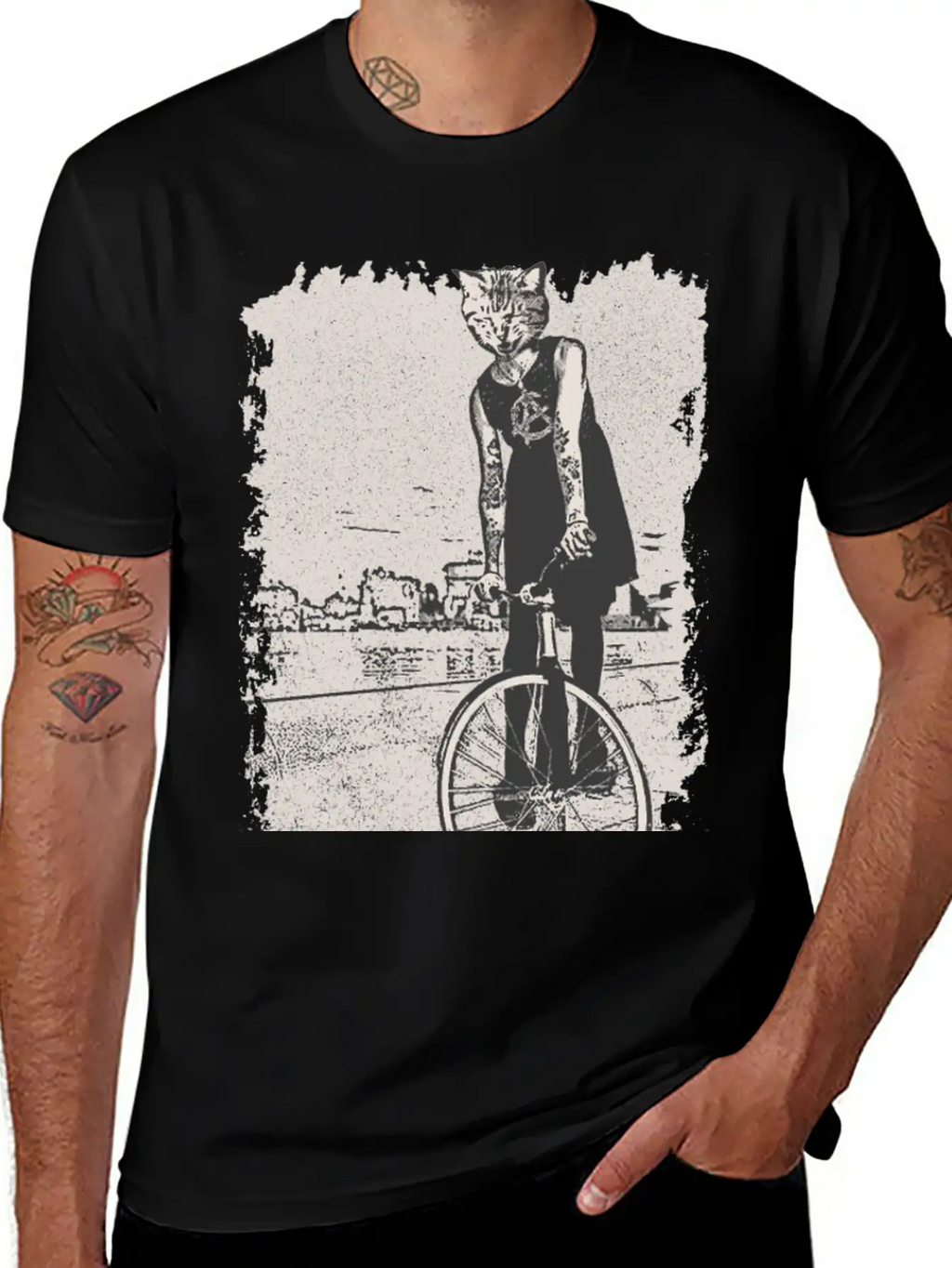 Bike Punk Unisex Short Sleeve Soft Cotton T-Shirt – Casual Everyday Wear