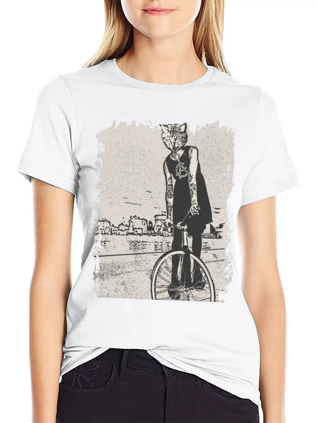 Bike Punk Unisex Short Sleeve Soft Cotton T-Shirt – Casual Everyday Wear