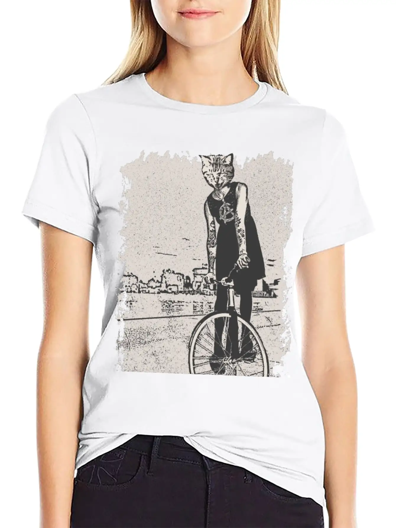 Bike Punk Unisex Short Sleeve Soft Cotton T-Shirt – Casual Everyday Wear