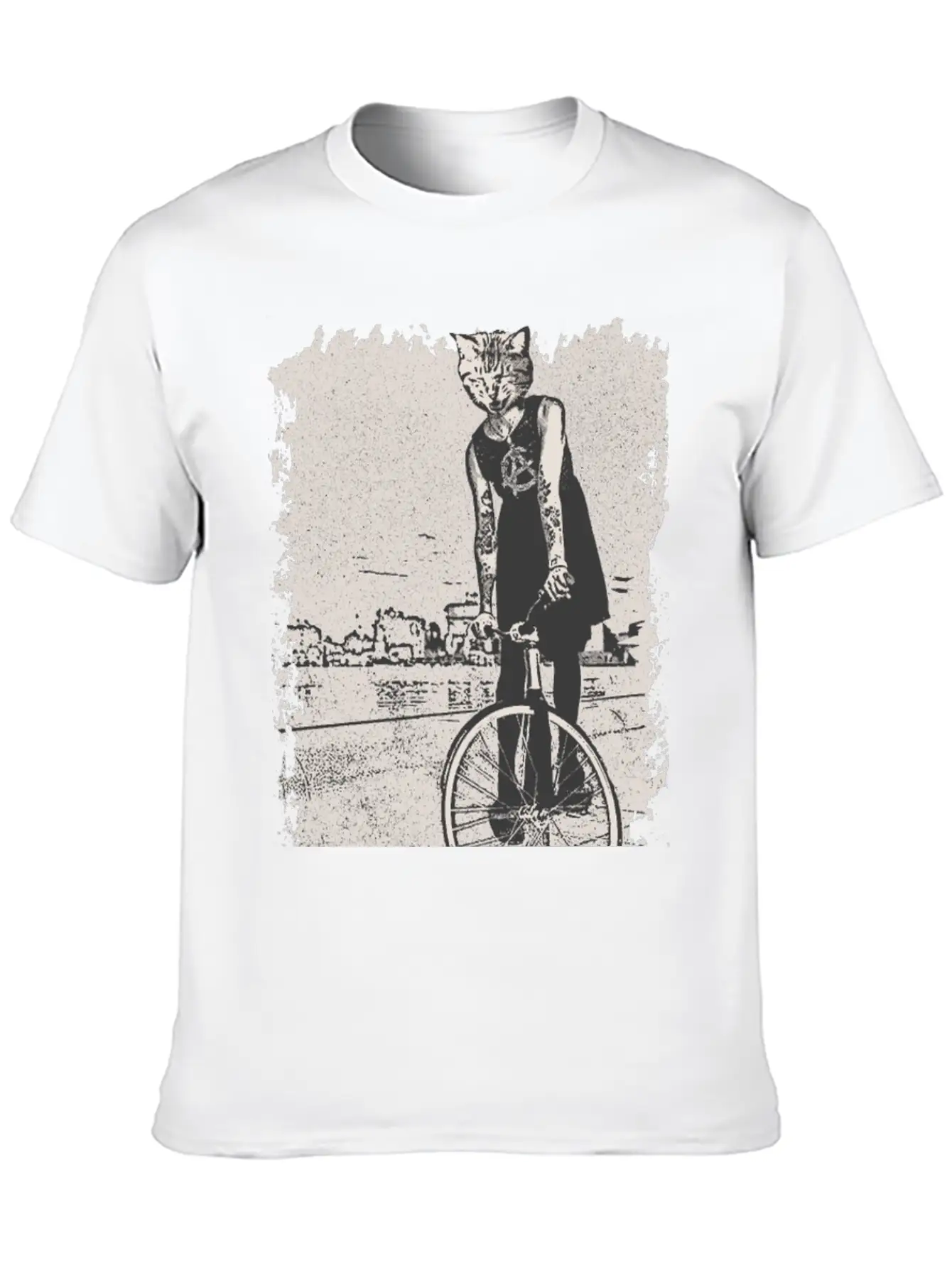 Bike Punk Unisex Short Sleeve Soft Cotton T-Shirt – Casual Everyday Wear