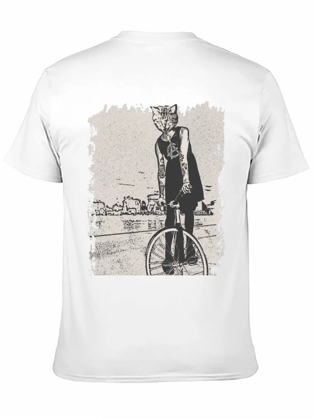 Bike Punk Unisex Short Sleeve Soft Cotton T-Shirt – Casual Everyday Wear