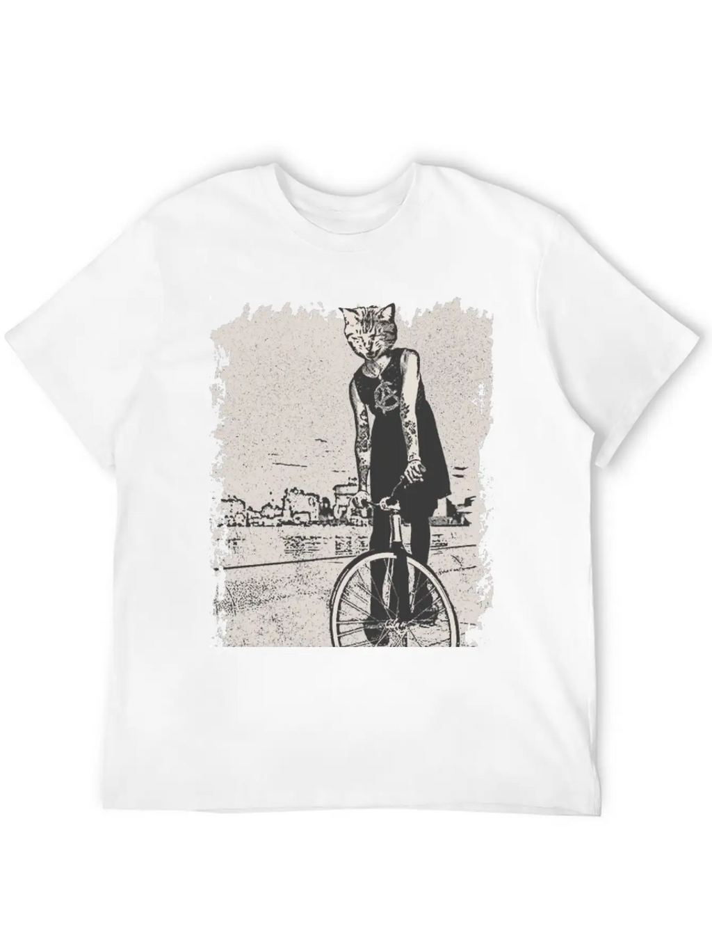 Bike Punk Unisex Short Sleeve Soft Cotton T-Shirt – Casual Everyday Wear