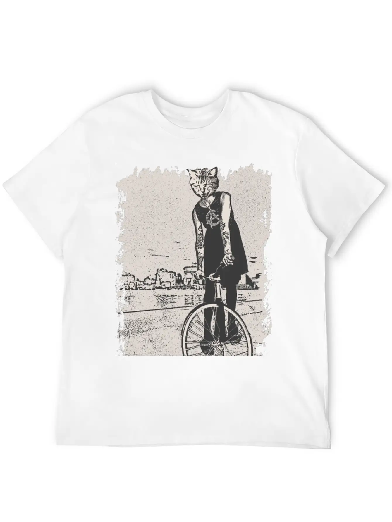 Bike Punk Unisex Short Sleeve Soft Cotton T-Shirt – Casual Everyday Wear