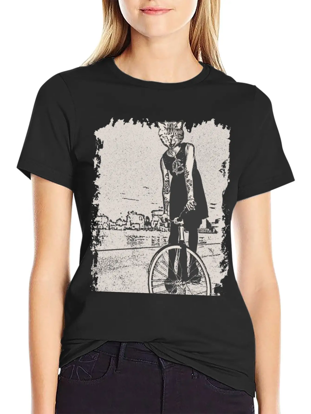 Bike Punk Unisex Short Sleeve Soft Cotton T-Shirt – Casual Everyday Wear