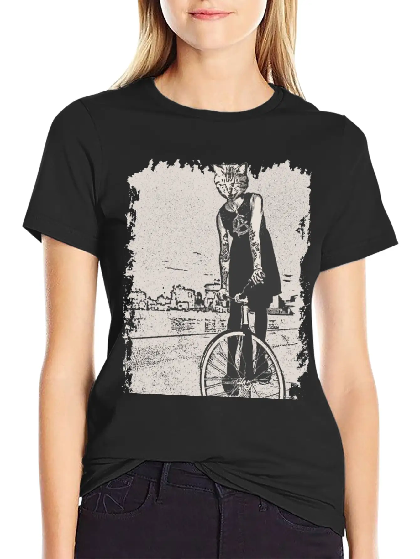 Bike Punk Unisex Short Sleeve Soft Cotton T-Shirt – Casual Everyday Wear