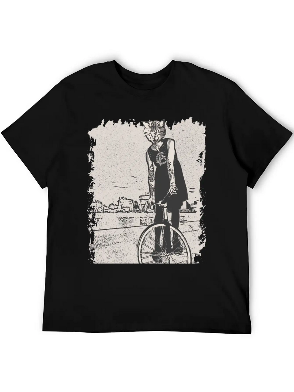 Bike Punk Unisex Short Sleeve Soft Cotton T-Shirt – Casual Everyday Wear