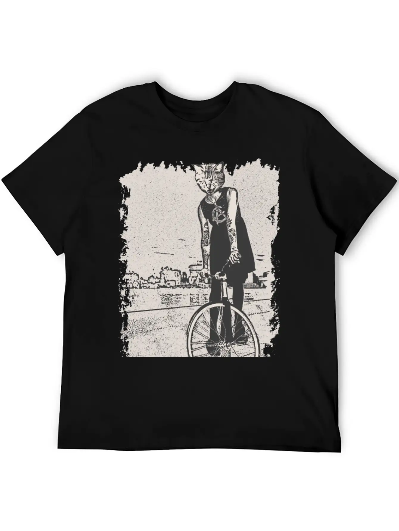 Bike Punk Unisex Short Sleeve Soft Cotton T-Shirt – Casual Everyday Wear