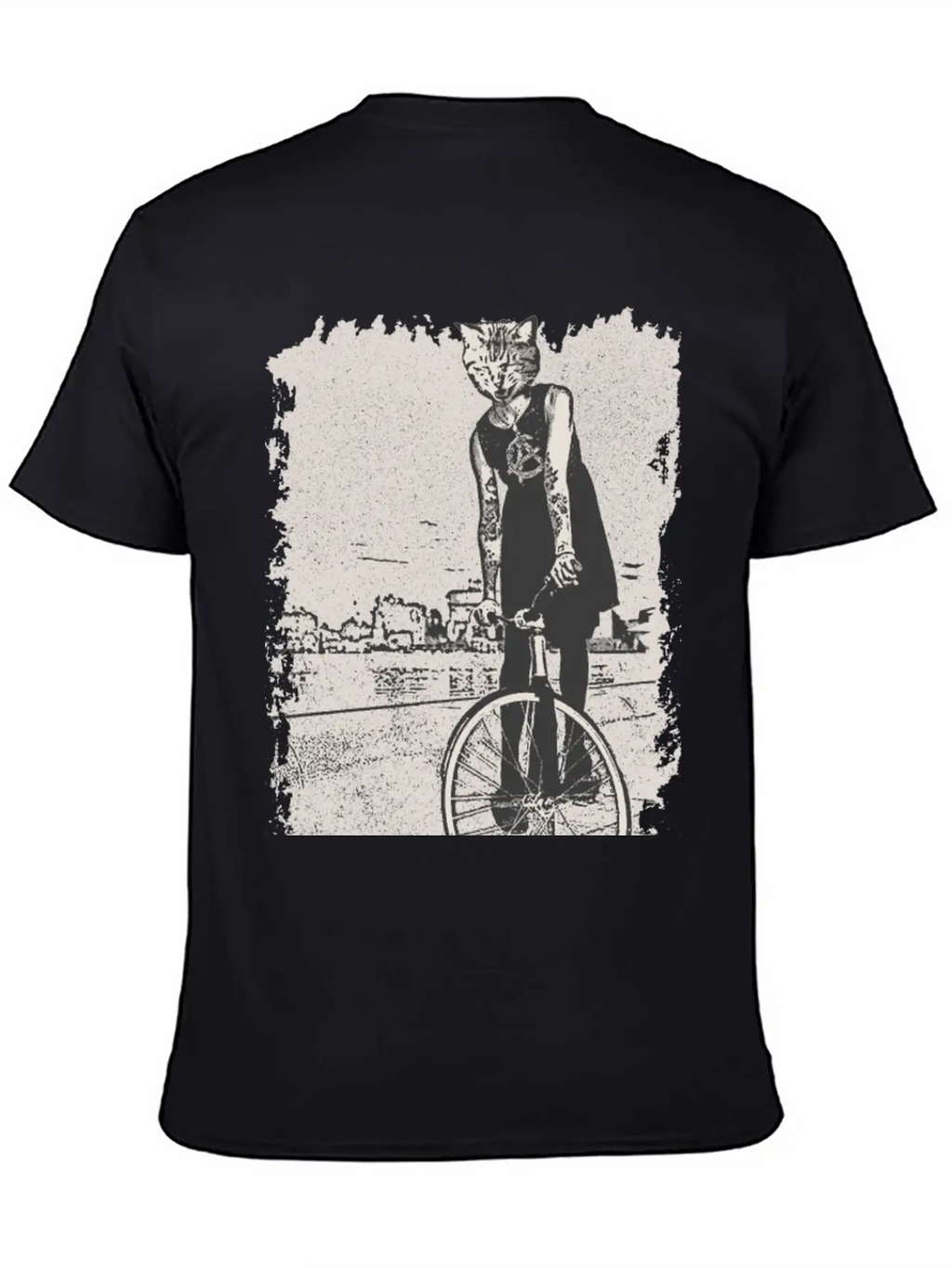 Bike Punk Unisex Short Sleeve Soft Cotton T-Shirt – Casual Everyday Wear