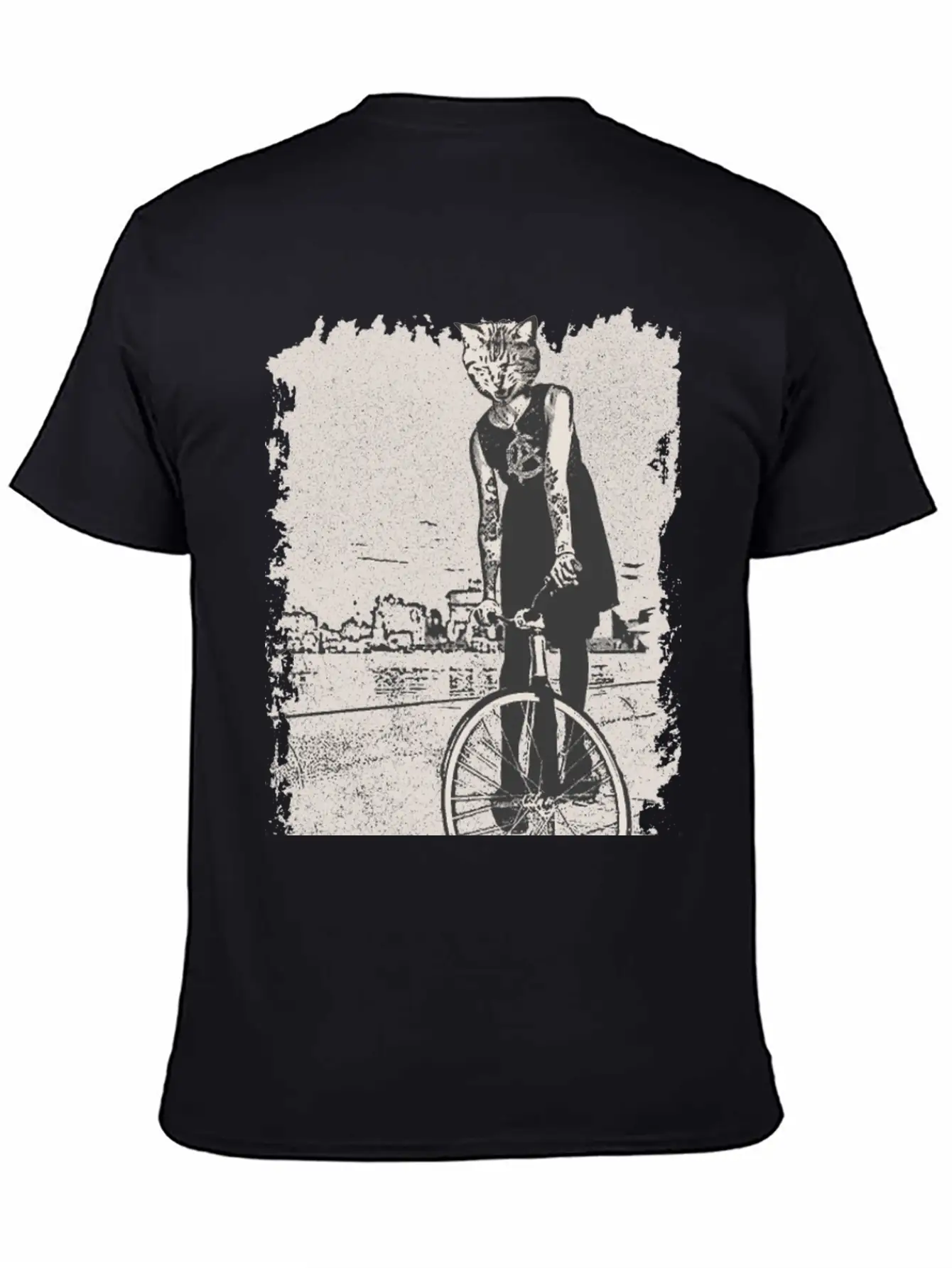 Bike Punk Unisex Short Sleeve Soft Cotton T-Shirt – Casual Everyday Wear