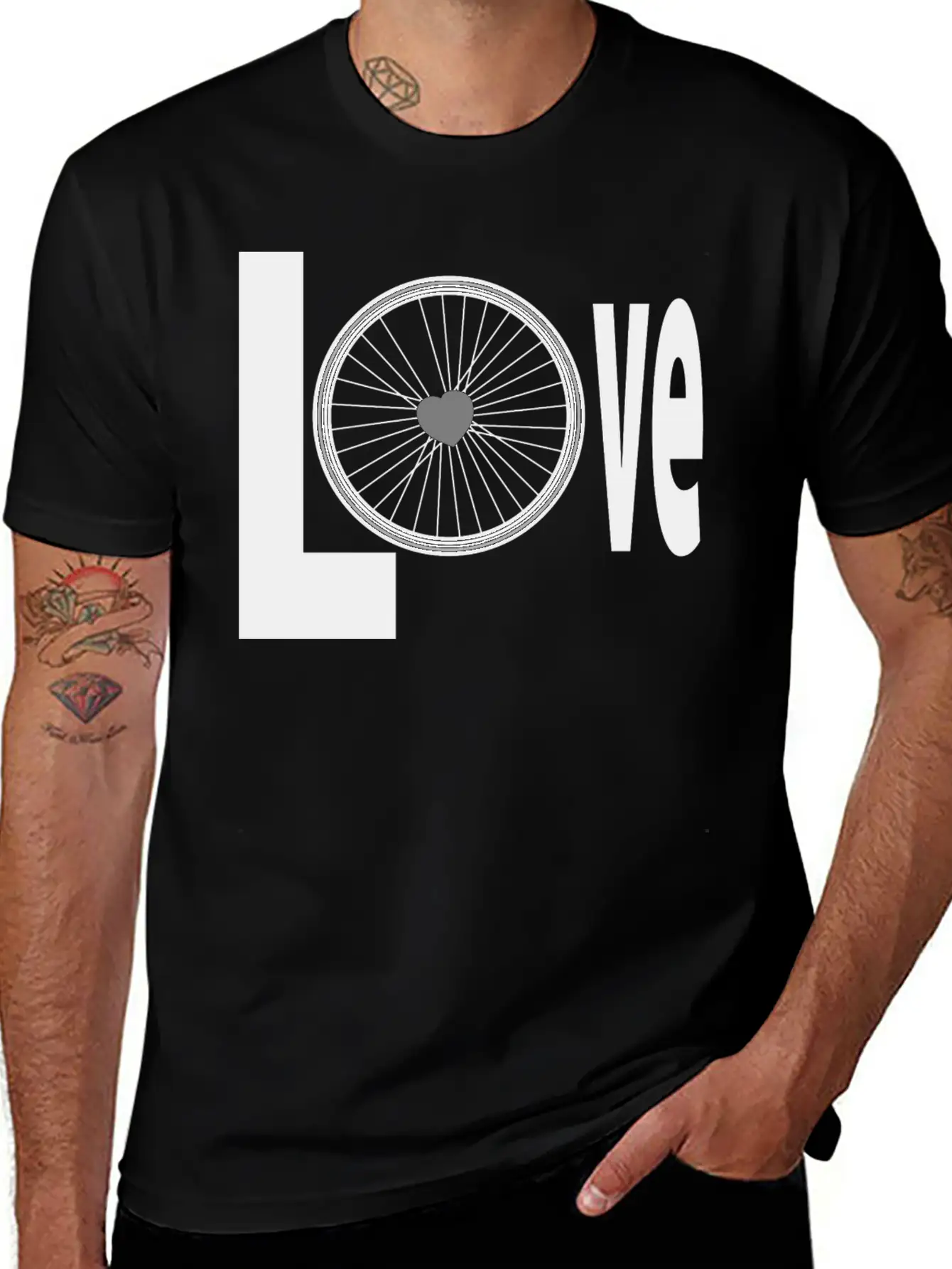 Biking Cycling Unisex Short Sleeve Soft Cotton T-Shirt – Casual Everyday Wear
