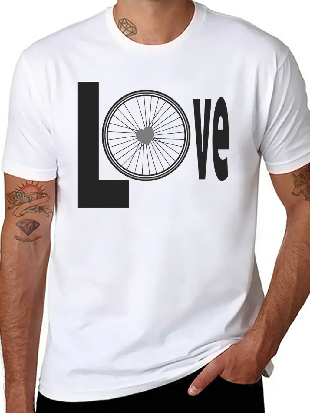 Biking Cycling Unisex Short Sleeve Soft Cotton T-Shirt – Casual Everyday Wear