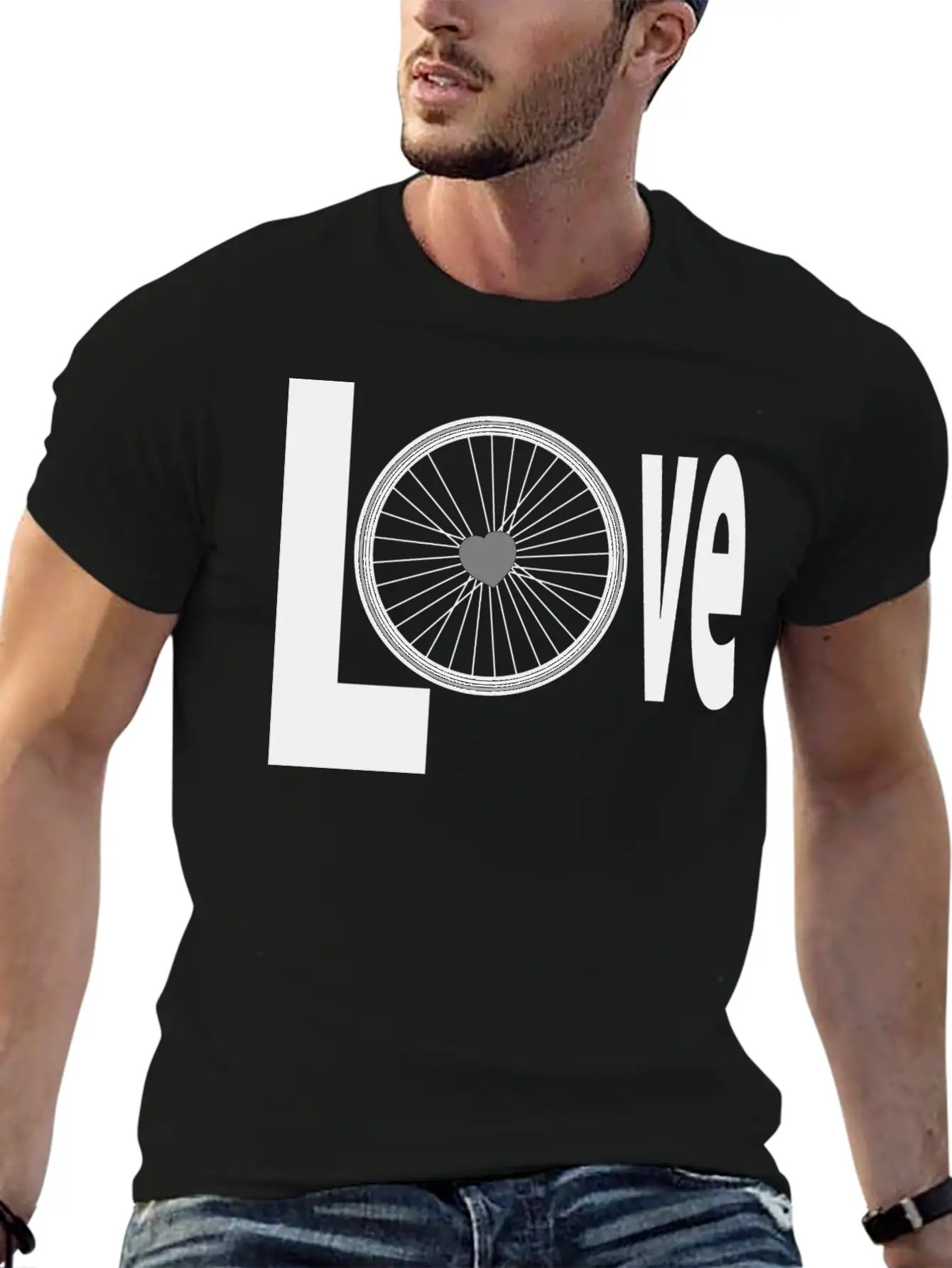 Biking Cycling Unisex Short Sleeve Soft Cotton T-Shirt – Casual Everyday Wear