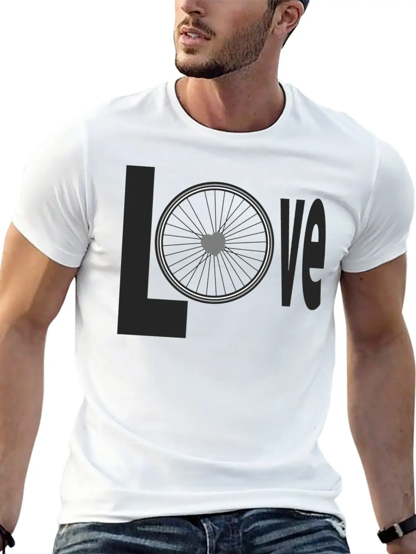 Biking Cycling Unisex Short Sleeve Soft Cotton T-Shirt – Casual Everyday Wear