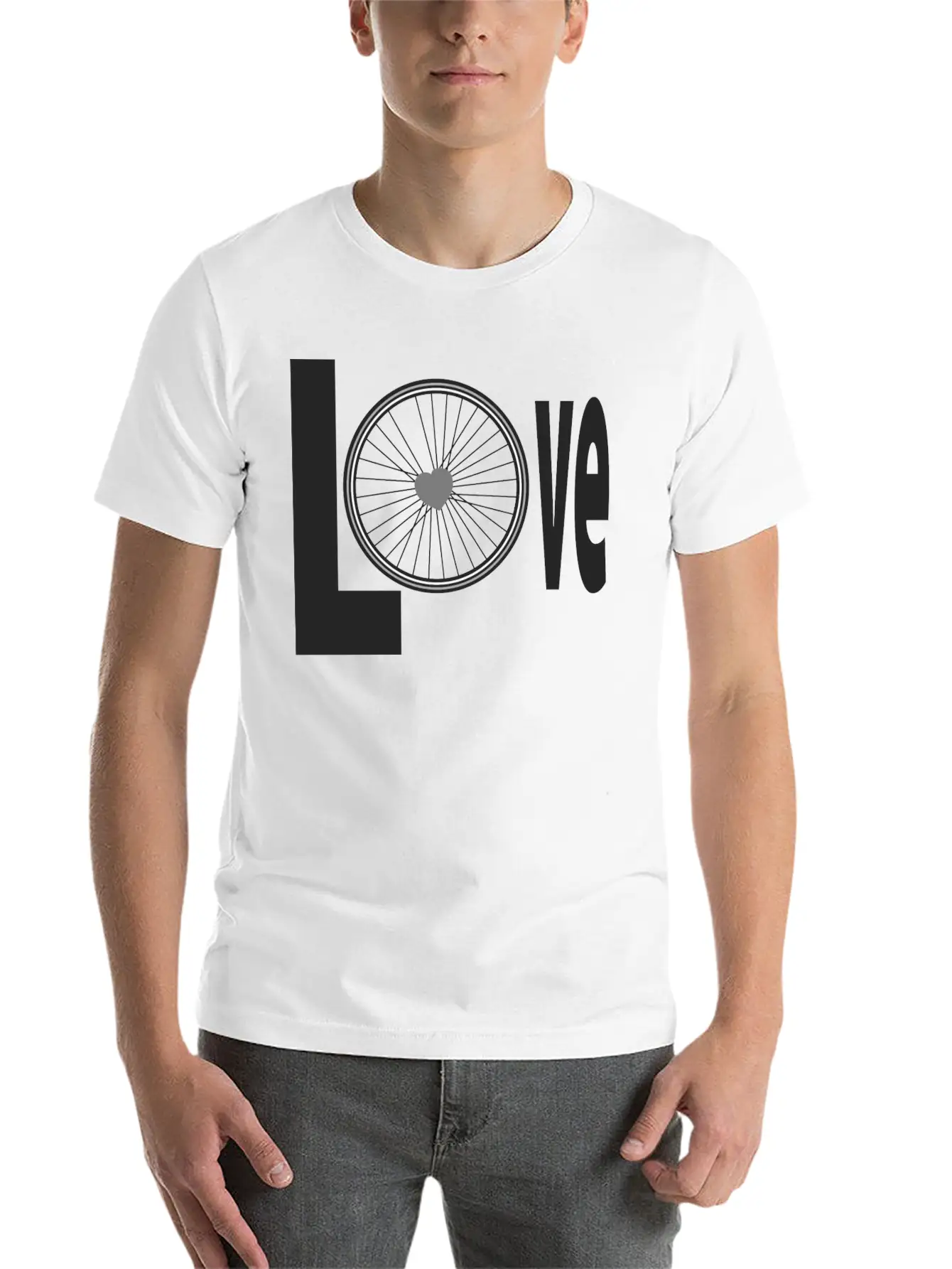 Biking Cycling Unisex Short Sleeve Soft Cotton T-Shirt – Casual Everyday Wear