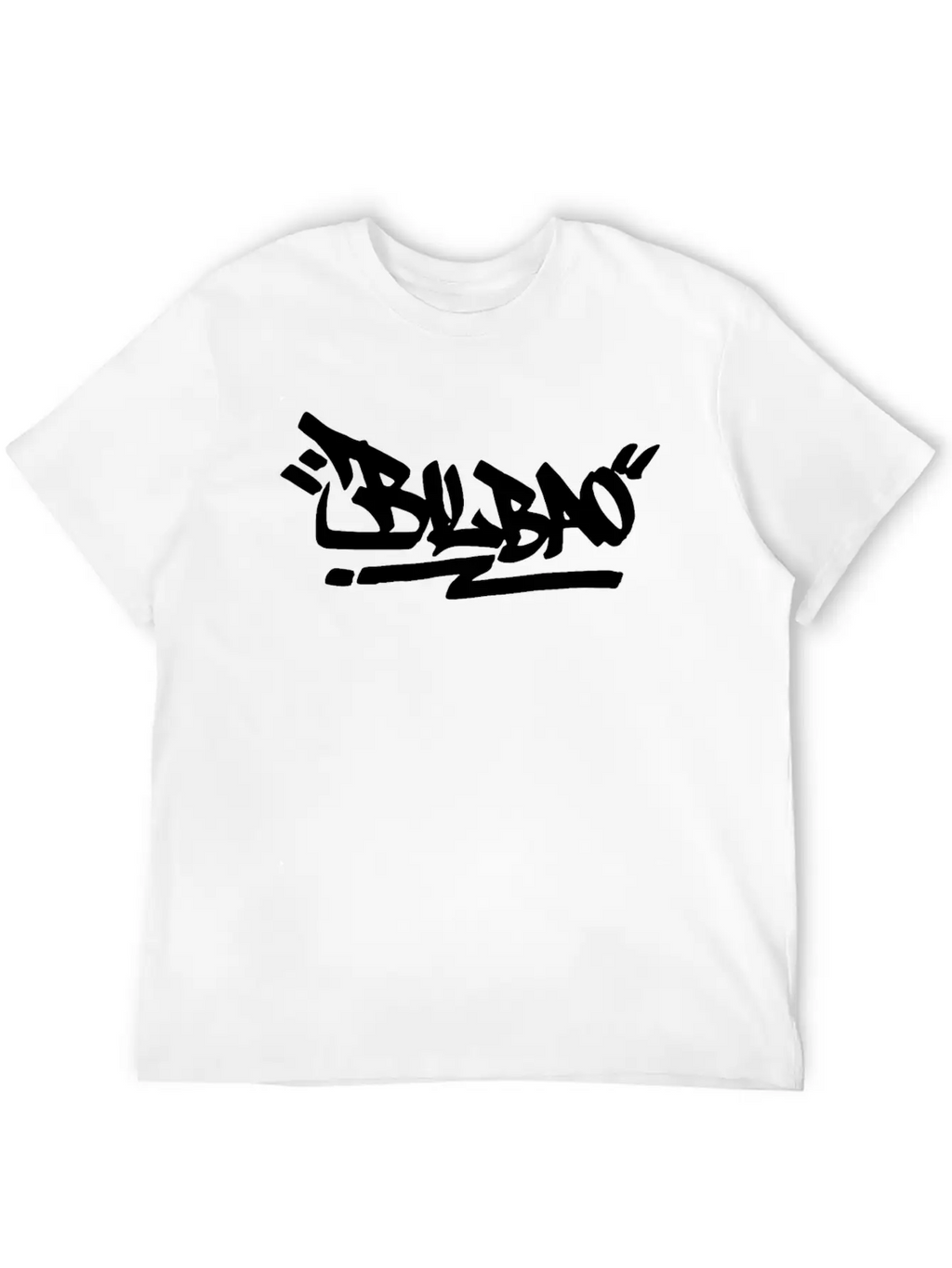 Bilbao City Graffiti Street Art Handstyle Spain Hi Classic Fit Graphic Tee For Daily Comfort – Unisex Cotton Shirt