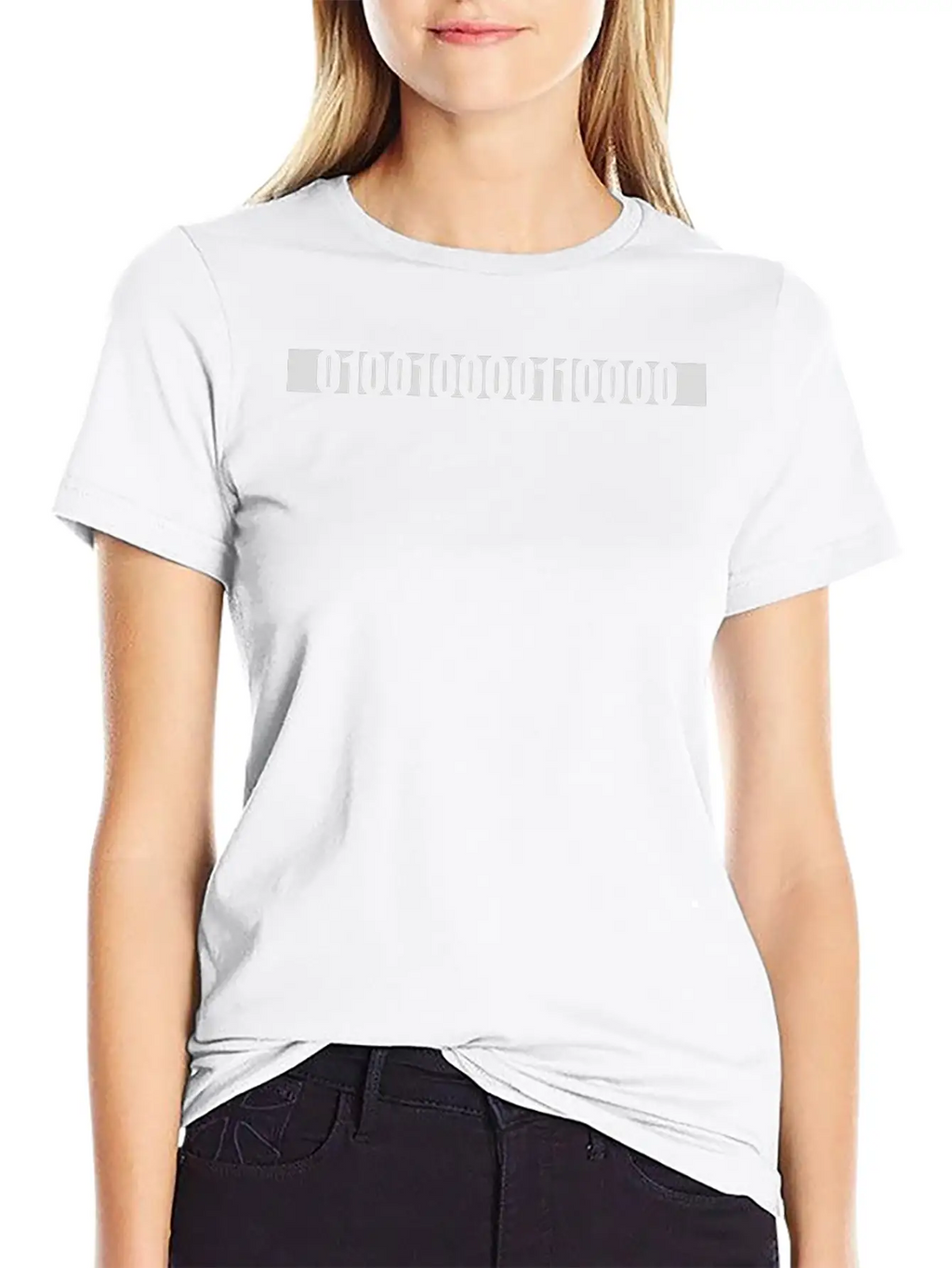 Binary Code Program Language Breathable Soft Cotton T-Shirt – Timeless Casual Look