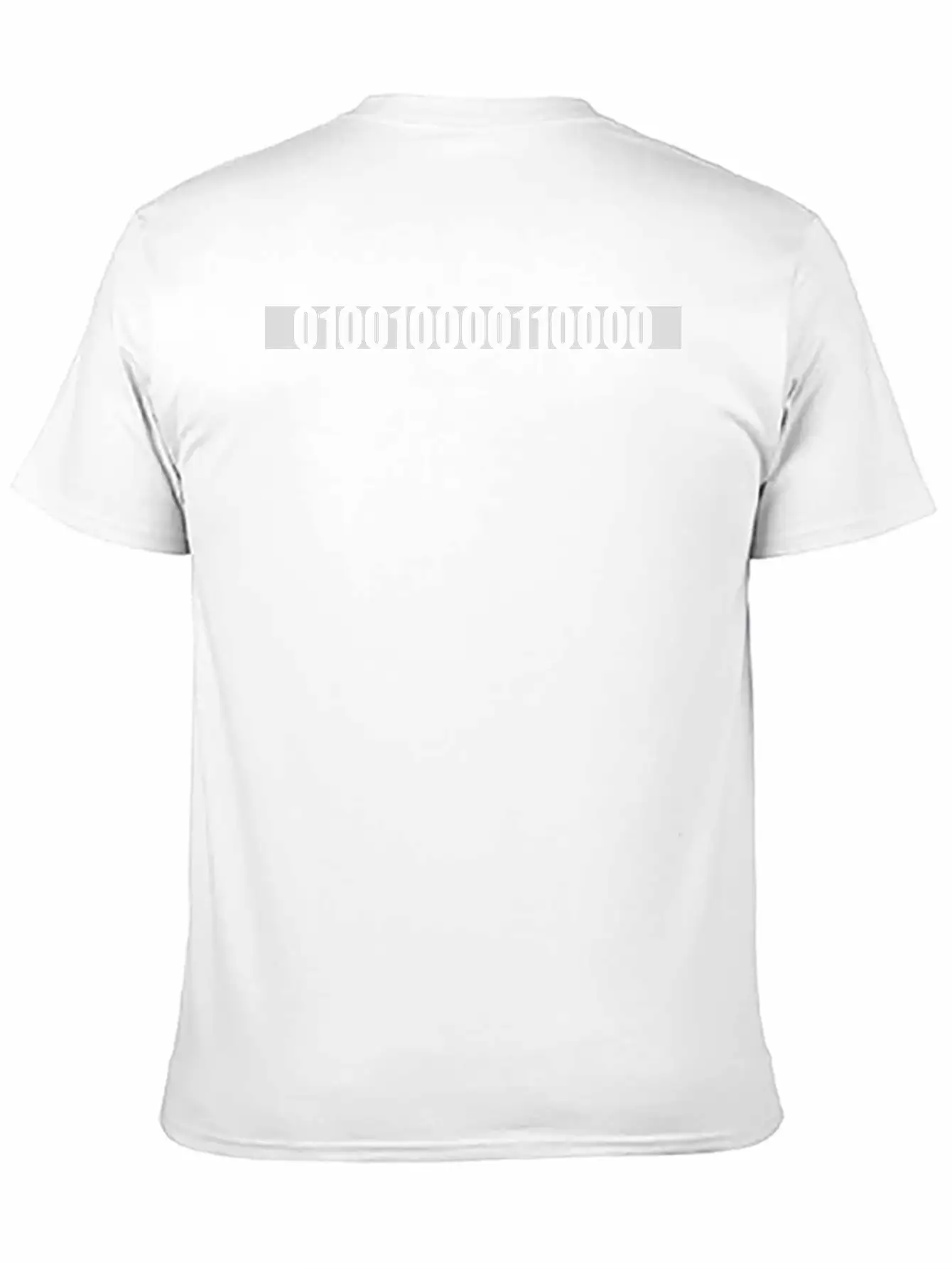 Binary Code Program Language Breathable Soft Cotton T-Shirt – Timeless Casual Look