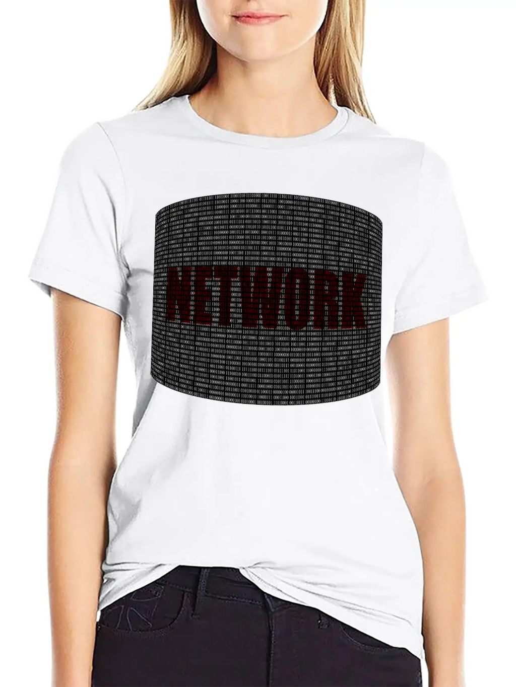 Binary Network 4 Unisex Short Sleeve Soft Cotton T-Shirt – Casual Everyday Wear
