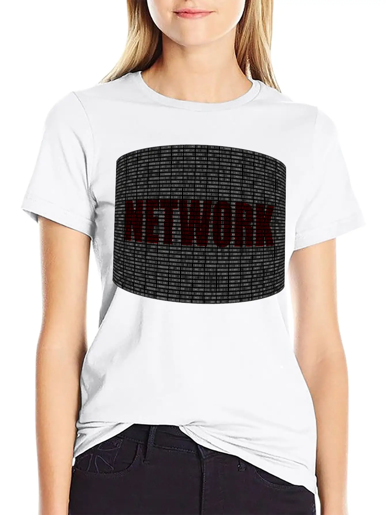 Binary Network 4 Unisex Short Sleeve Soft Cotton T-Shirt – Casual Everyday Wear
