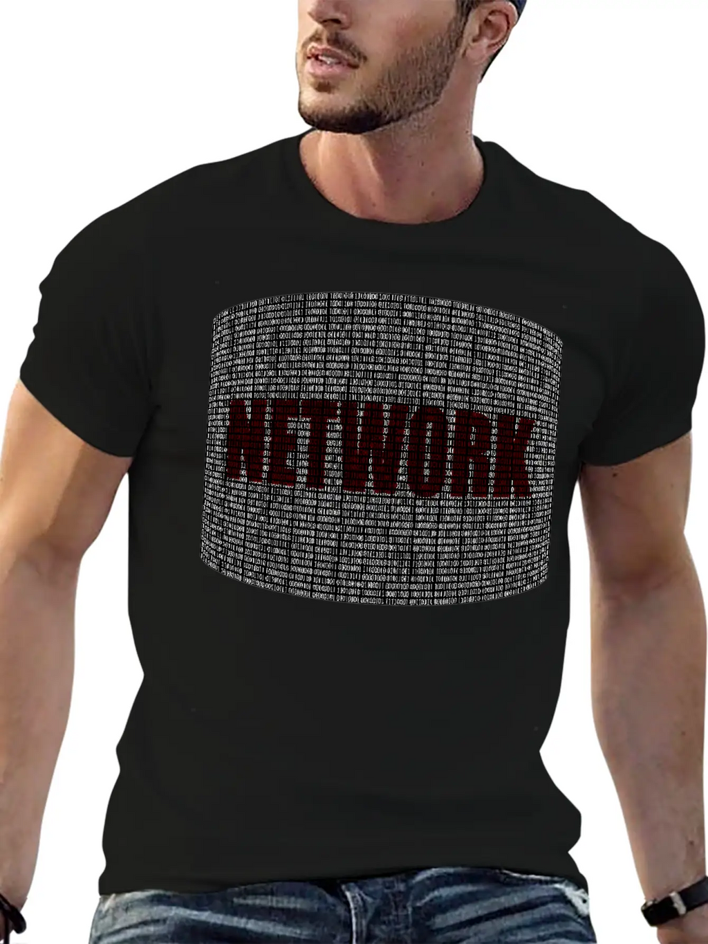 Binary Network 4 Unisex Short Sleeve Soft Cotton T-Shirt – Casual Everyday Wear