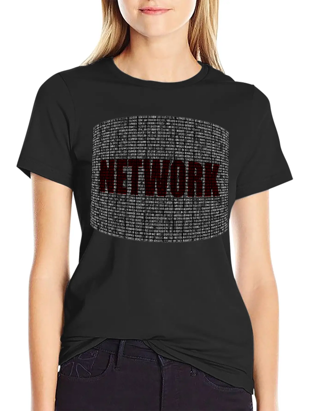 Binary Network 4 Unisex Short Sleeve Soft Cotton T-Shirt – Casual Everyday Wear