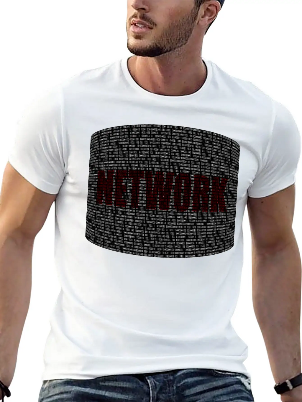 Binary Network 4 Unisex Short Sleeve Soft Cotton T-Shirt – Casual Everyday Wear