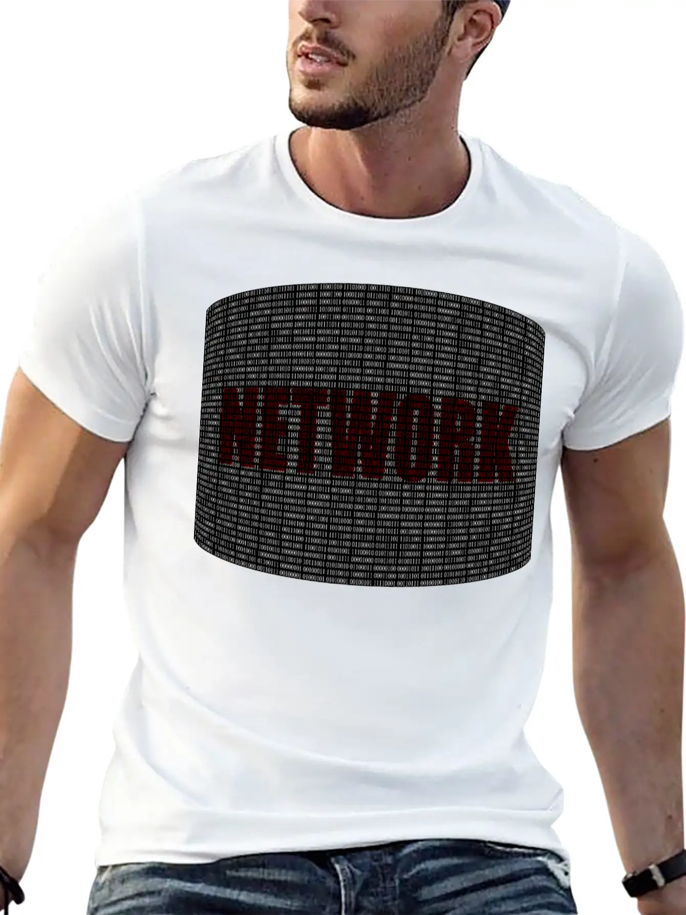 Binary Network 4 Unisex Short Sleeve Soft Cotton T-Shirt – Casual Everyday Wear