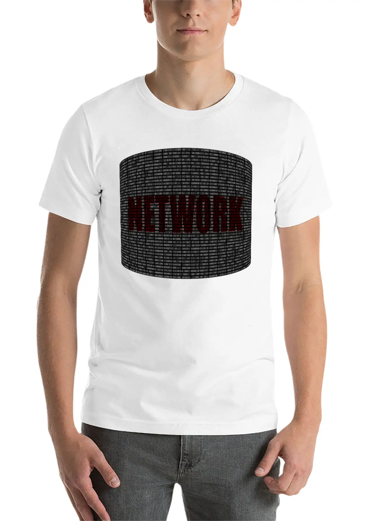 Binary Network 4 Unisex Short Sleeve Soft Cotton T-Shirt – Casual Everyday Wear