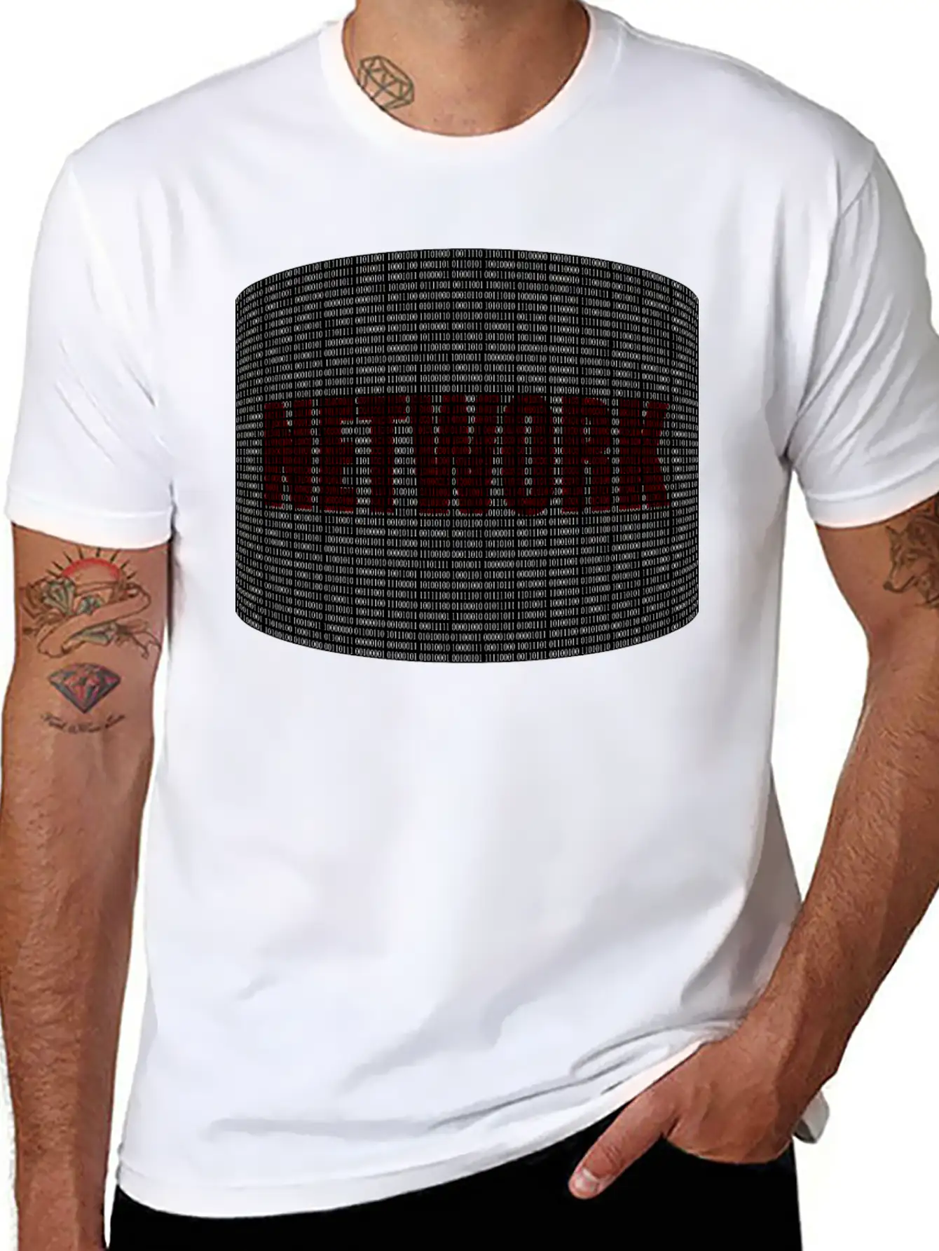 Binary Network 4 Unisex Short Sleeve Soft Cotton T-Shirt – Casual Everyday Wear