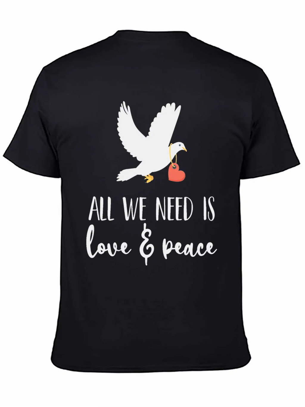 Bird Lover Freedom Love & Peace Unisex Casual T-Shirt – Clean Design For Daily Comfort