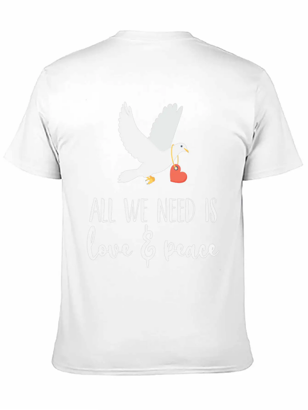 Bird Lover Freedom Love & Peace Unisex Casual T-Shirt – Clean Design For Daily Comfort