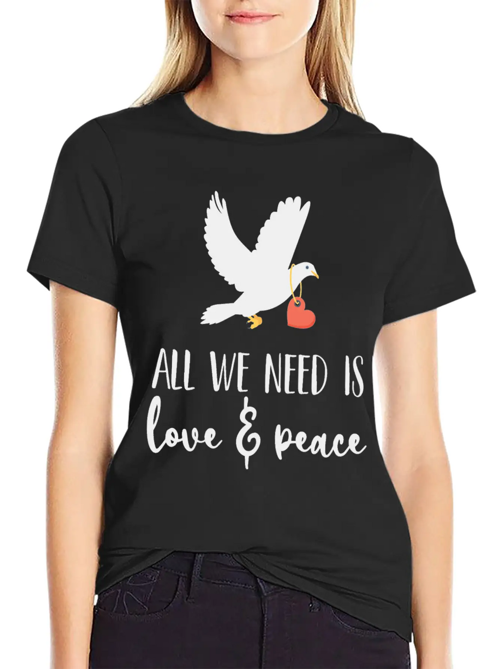 Bird Lover Freedom Love & Peace Unisex Casual T-Shirt – Clean Design For Daily Comfort