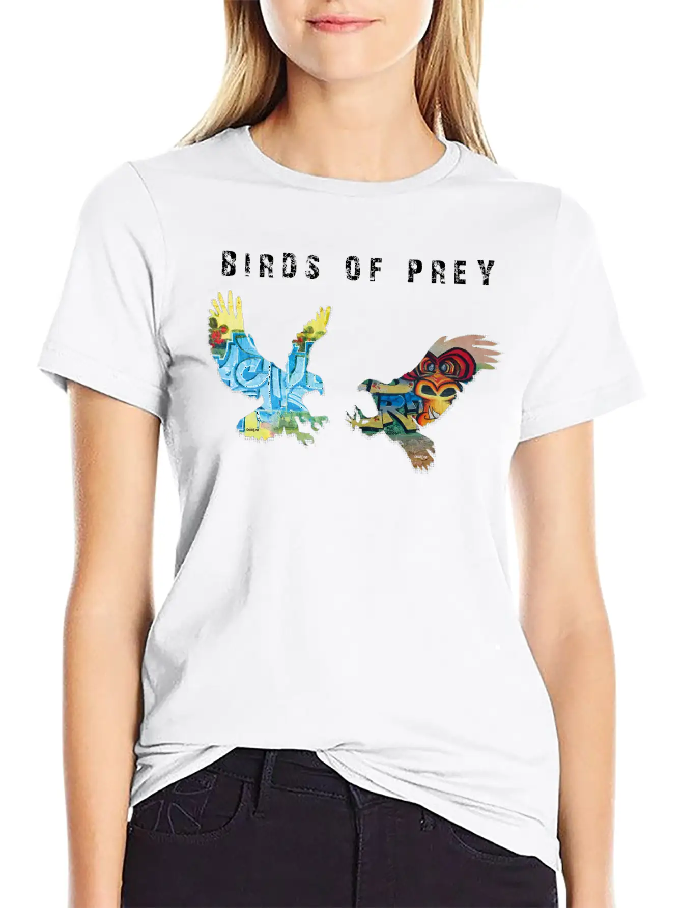 Birds Of Prey - Black Shirts Edition Breathable Soft Cotton T-Shirt – Timeless Casual Look