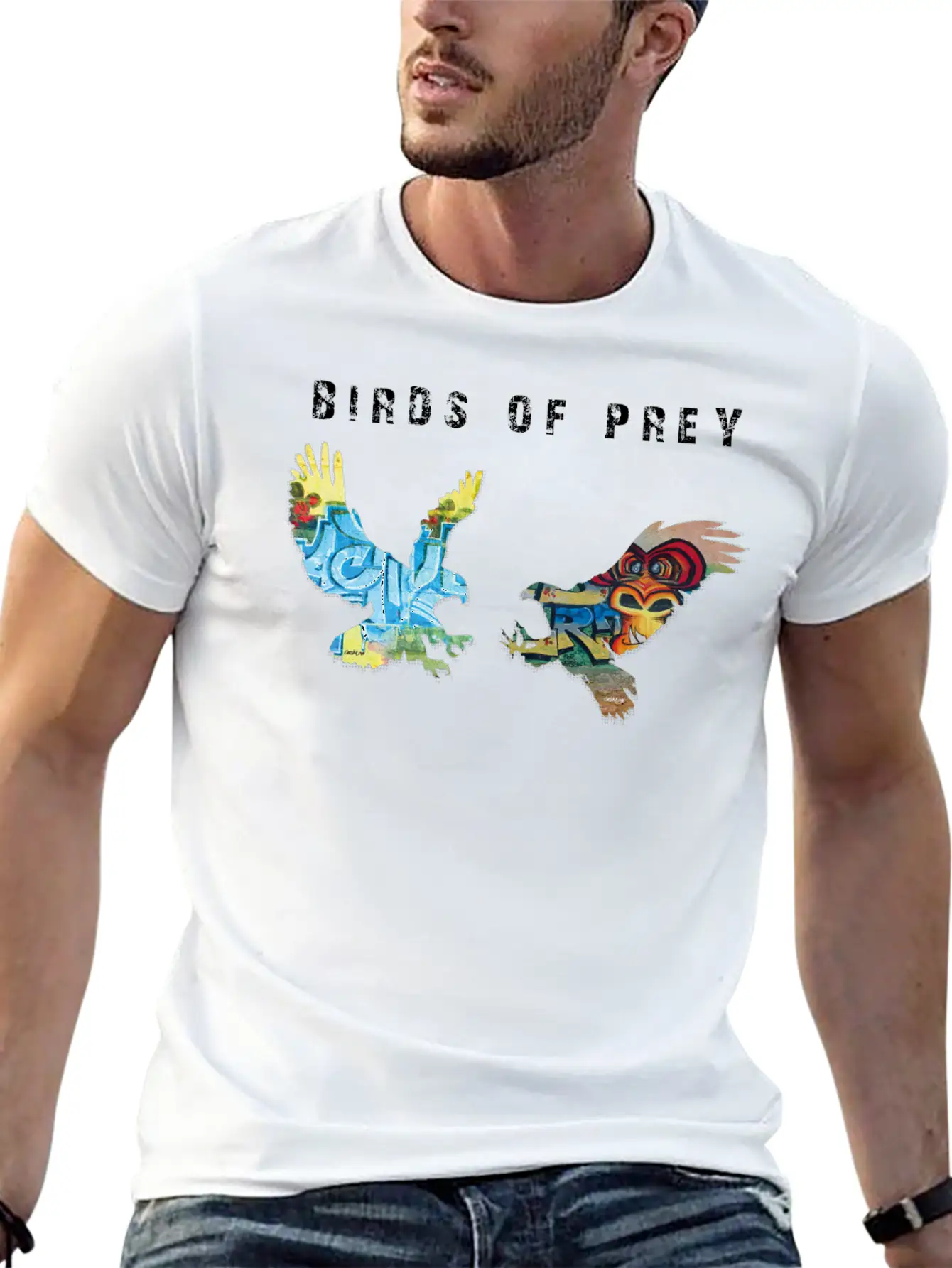 Birds Of Prey - Black Shirts Edition Breathable Soft Cotton T-Shirt – Timeless Casual Look