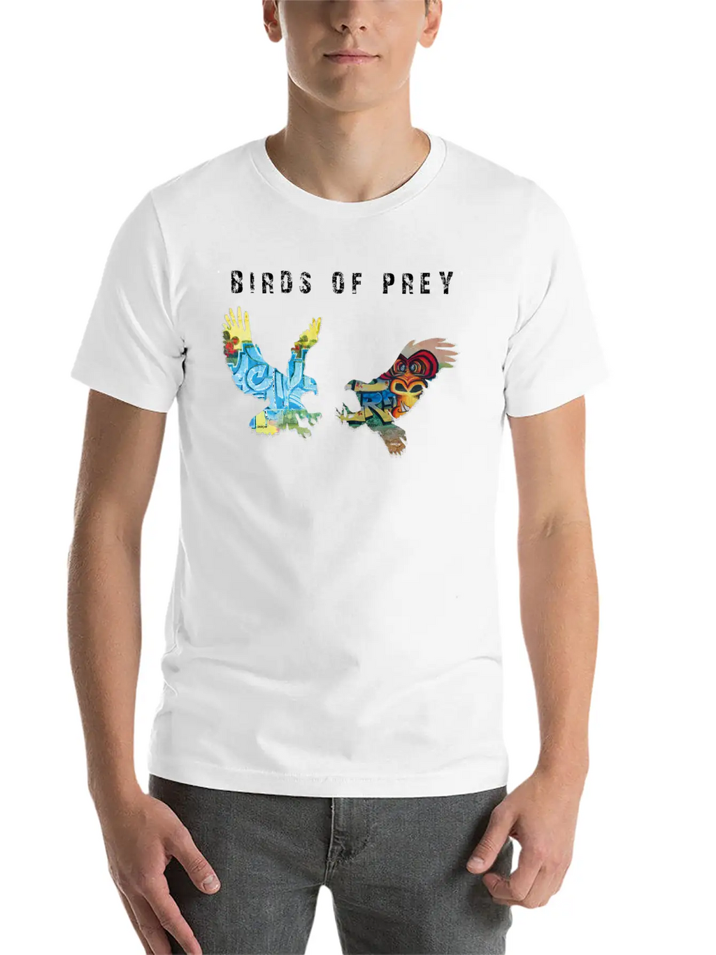 Birds Of Prey - Black Shirts Edition Breathable Soft Cotton T-Shirt – Timeless Casual Look