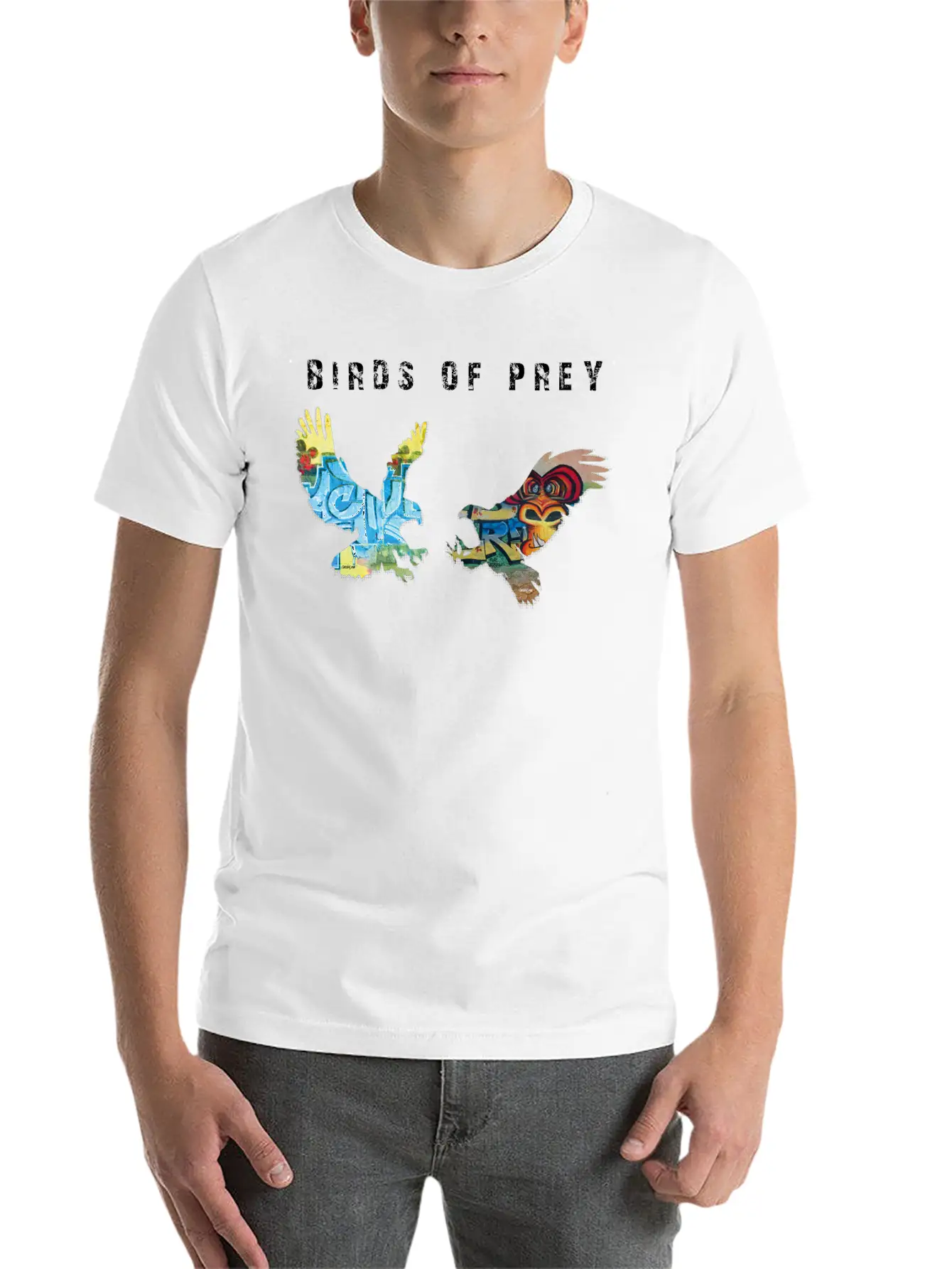 Birds Of Prey - Black Shirts Edition Breathable Soft Cotton T-Shirt – Timeless Casual Look