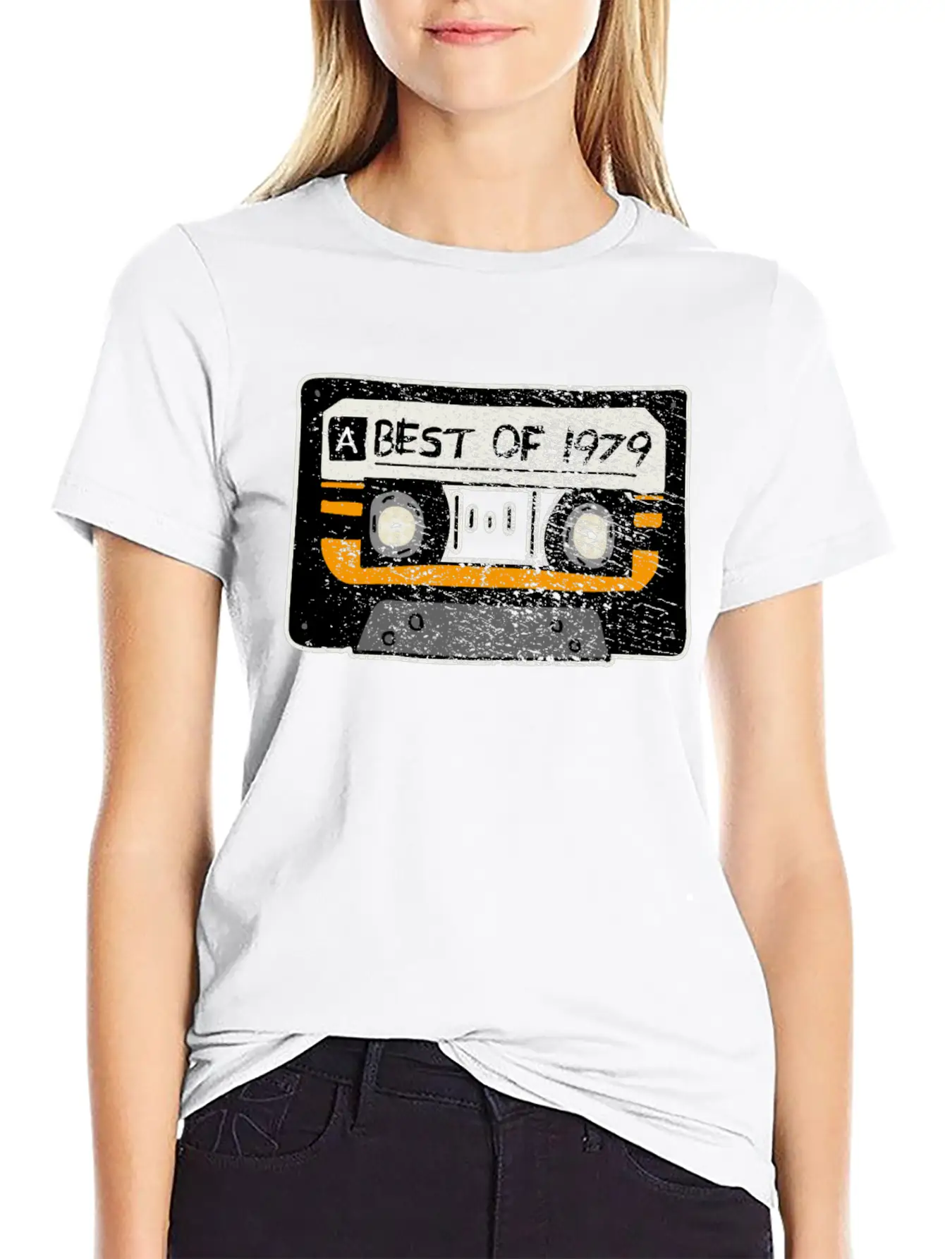 Birtday 1979 Unisex Short Sleeve Soft Cotton T-Shirt – Casual Everyday Wear